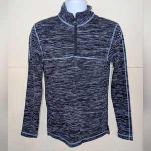 NWT Vintage 1946 Quarter Zip Sweatshirt in Marbled Blue